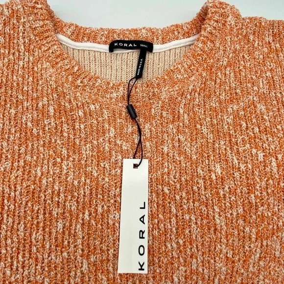 KORAL Valor Long Sleeve Oversized Crop Top XS S - Picture 9 of 15